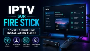 IPTV sur Fire Stick avec conseils pour une installation fluide, Wi-Fi stable, application compatible et configuration optimisée