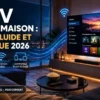 IPTV Salon Maison : Guide Fluide et Pratique 2026 avec salon moderne, connexion stable et expérience TV fluide à domicile